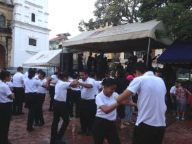 students dancing in square in Casco Viejo – Best Places In The World To Retire – International Living